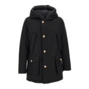 Zwarte Heren Jassen Woolrich , Black , Heren