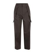 Elegante Broek voor Stijlvolle Outfits Burberry , Brown , Dames