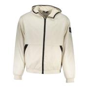 Beige Hoodie met Contrastdetails Calvin Klein , Beige , Heren