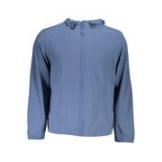 Blauwe Polyester Sweater met Capuchon Calvin Klein , Blue , Heren