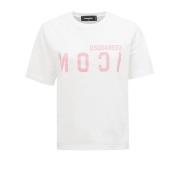 Witte Katoenen Tee Dsquared2 , White , Dames