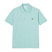 Heren Polo Shirt met Moeder van Parel Knopen Lacoste , Blue , Heren