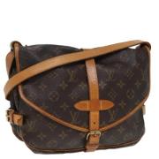 Pre-owned Canvas louis-vuitton-bags Louis Vuitton Vintage , Brown , Da...