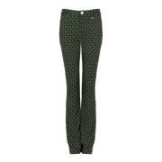 Slim Fit Elegante Broek Liu Jo , Green , Dames