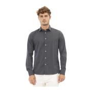 Italiaanse Kraag Regular Fit Shirt Melody Baldinini , Gray , Heren