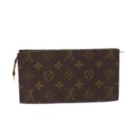 Pre-owned Canvas pouches Louis Vuitton Vintage , Brown , Dames