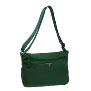 Pre-owned Nylon prada-bags Prada Vintage , Green , Dames