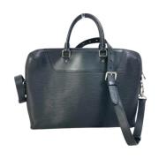 Pre-owned Leather louis-vuitton-bags Louis Vuitton Vintage , Black , D...