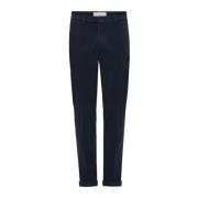 Blauwe Chino Broek Briglia , Blue , Heren