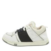 Pre-owned Leather sneakers Valentino Vintage , White , Dames