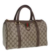 Pre-owned Leather gucci-bags Gucci Vintage , Beige , Dames