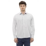 Italiaanse Kraag Shirt - Regular Fit Baldinini , Gray , Heren