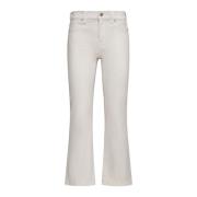 Witte Denim Jeans 7 For All Mankind , White , Dames