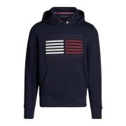 Heren Logo Sweater in Grosgrain Tommy Hilfiger , Blue , Heren