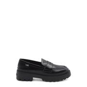 Zwarte Loafer Schoenen Love Moschino , Black , Dames