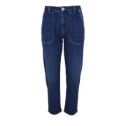 Denim Comfort Chino Jeans Pinko , Blue , Dames