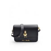 Iconische Crossbody Tas in Zwart Love Moschino , Black , Dames