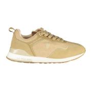 Sportieve Beige Veterschoenen Contrast Logo U.s. Polo Assn. , Beige , ...