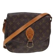 Pre-owned Canvas shoulder-bags Louis Vuitton Vintage , Brown , Dames