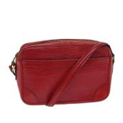 Pre-owned Leather shoulder-bags Louis Vuitton Vintage , Red , Dames