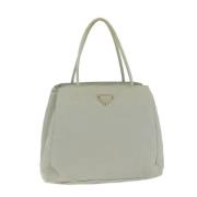 Pre-owned Nylon handbags Prada Vintage , Gray , Unisex