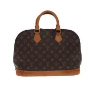 Pre-owned Canvas louis-vuitton-bags Louis Vuitton Vintage , Brown , Da...