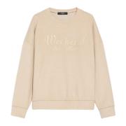 Zachte Katoen en Wol Trui Max Mara Weekend , Beige , Dames