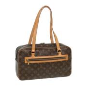 Pre-owned Canvas shoulder-bags Louis Vuitton Vintage , Brown , Dames