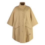 Gabardine Katoenen Capuchon met Voorzakken See by Chloé , Beige , Dame...