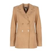 Klassieke Elegante Jas Liu Jo , Beige , Dames