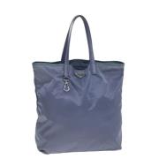 Pre-owned Nylon totes Prada Vintage , Blue , Dames