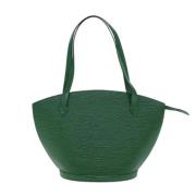 Pre-owned Leather louis-vuitton-bags Louis Vuitton Vintage , Green , D...