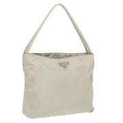 Pre-owned Nylon totes Prada Vintage , White , Dames