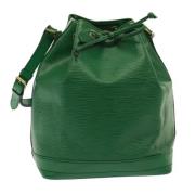 Pre-owned Leather shoulder-bags Louis Vuitton Vintage , Green , Dames