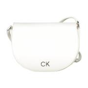 Witte Dames Tas met Handvatten en Verstelbare Band Calvin Klein , Whit...