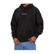 Illusion Logo Hoodie Calvin Klein , Black , Heren