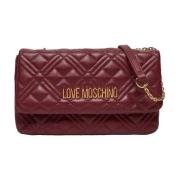 Dames Schoudertas Bordeaux Synthetisch Moschino , Red , Dames