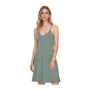 V-hals jurk voor vrouwen Only , Green , Dames