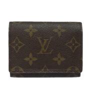 Pre-owned Canvas wallets Louis Vuitton Vintage , Brown , Dames