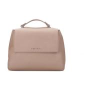 Sveva Piccola Leren Tas Orciani , Pink , Dames