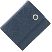 Pre-owned Leather wallets Bvlgari Vintage , Blue , Unisex