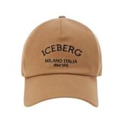 Solid Dye Cotton Baseball Cap Iceberg , Brown , Dames