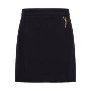 Fang Embellished Mini Skirt Roberto Cavalli , Black , Dames