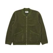 Stijlvolle Zip Bomber Jas Universal Works , Green , Heren