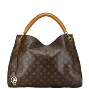 Pre-owned Canvas louis-vuitton-bags Louis Vuitton Vintage , Brown , Da...