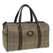 Pre-owned Canvas travel-bags Burberry Vintage , Brown , Dames