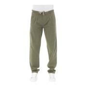 Chino Broek met Knoop en Rits Baldinini , Green , Heren