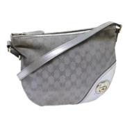 Pre-owned Canvas gucci-bags Gucci Vintage , Gray , Dames