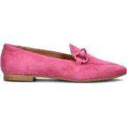 Roze Suède Loafers met Roze Detail Notre-v , Pink , Dames