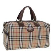 Pre-owned Canvas travel-bags Burberry Vintage , Beige , Dames